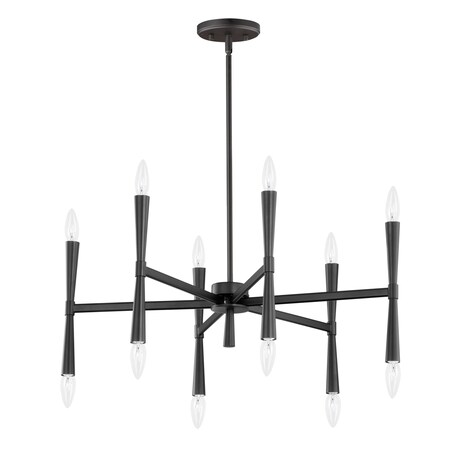 Maxim Lighting Rome 12-Light Chandelier 24626BK